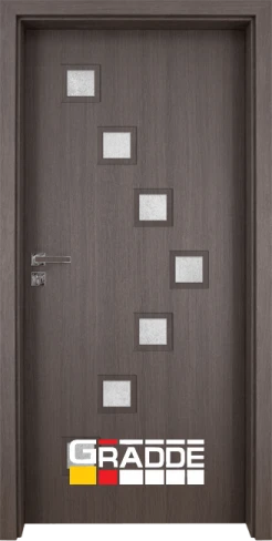 Интериорна врата Gradde Zwinger, цвят Череша Сан Диего