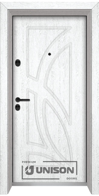 Входна врата Unison Optima, модел 208p, Бреза