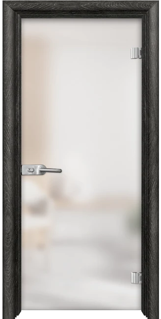 Стъклена врата Matt G 11, Сив ясен